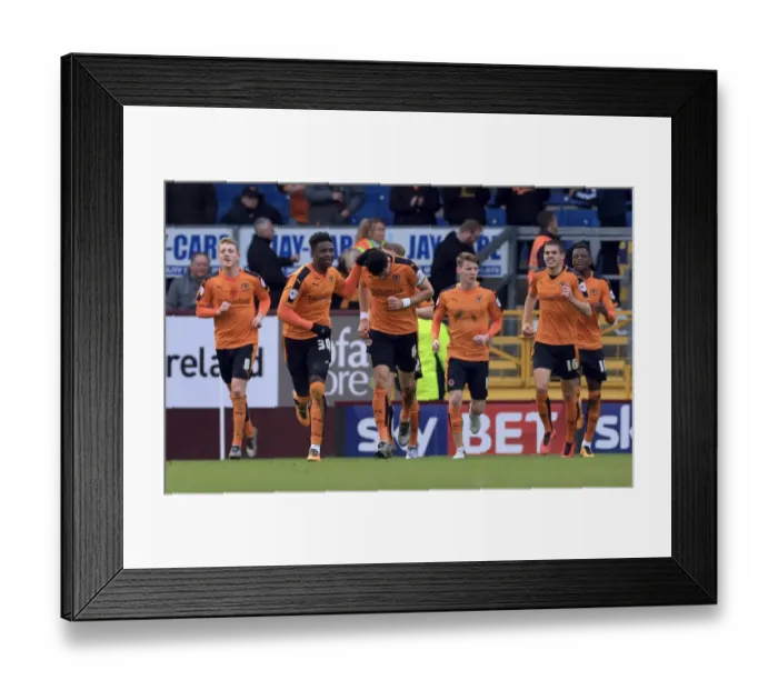 Framed Print : Burnley vs. Wolves: Danny Batth Scores First Goal in Thrilling Sky Bet Championship Clash