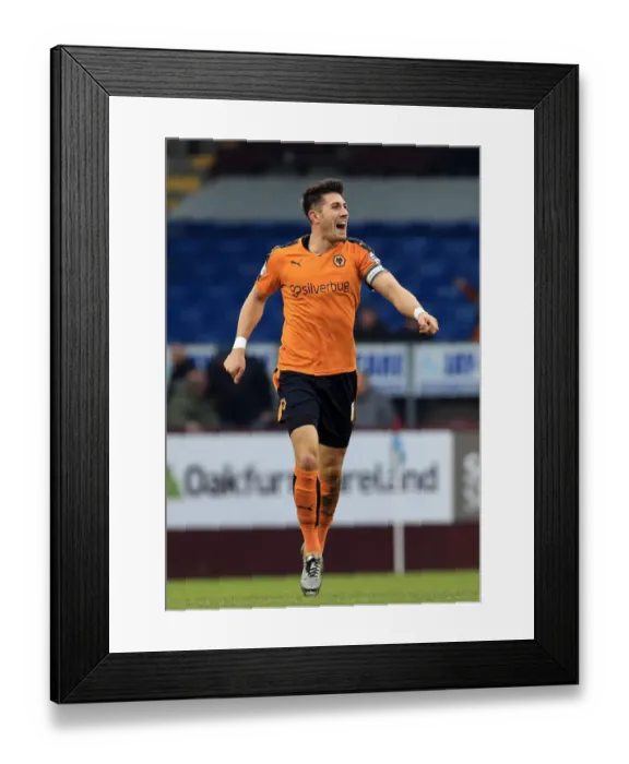 Framed Print : Danny Batth's Goal: Wolverhampton Wanderers Strike First in Sky Bet Championship Match vs Burnley at Turf Moor Framed Print : Danny Batth's Goal: Wolverhampton Wanderers Strike First in Sky Bet Championship Match vs Burnley at Turf Moor