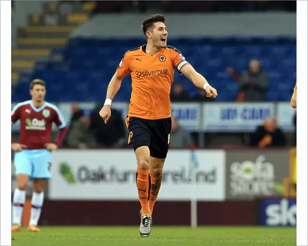 Wolverhampton Wanderers: Danny Batth Scores First Goal in Sky Bet Championship Clash at Burnley's Turf Moor (2015-16)