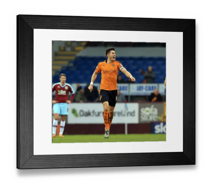 Framed Print : Wolverhampton Wanderers: Danny Batth Scores First Goal in Sky Bet Championship Clash at Burnley's Turf Moor (2015-16) Framed Print : Wolverhampton Wanderers: Danny Batth Scores First Goal in Sky Bet Championship Clash at Burnley's Turf Moor (2015-16)