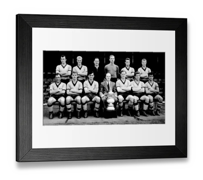Framed Print : Stan Cullis with the 1960 FA Cup Winning Squad Framed Print : Stan Cullis with the 1960 FA Cup Winning Squad