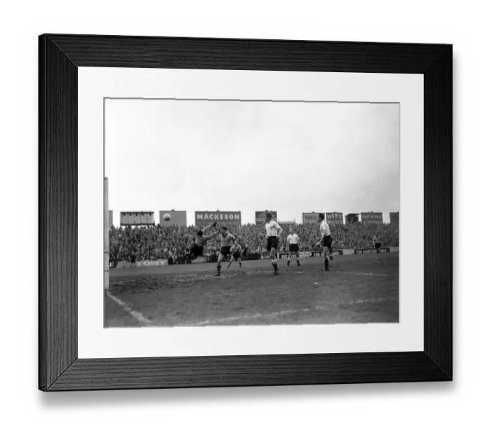 Framed Print : Fulham vs Wolves, Striker Ted Farmer scores for Wolves Framed Print : Fulham vs Wolves, Striker Ted Farmer scores for Wolves