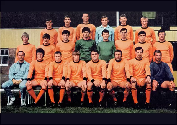 Wolverhampton Wanderers Team: Manager Ronnie Allen and His Squad