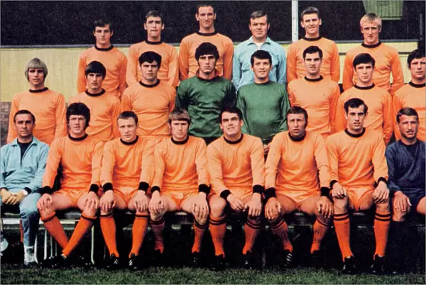 Wolverhampton Wanderers Team: Manager Ronnie Allen and His Squad