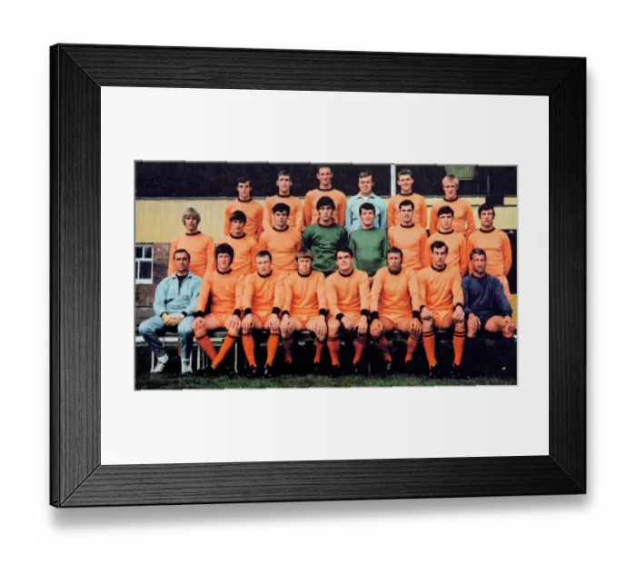 Framed Print : Wolverhampton Wanderers Team: Manager Ronnie Allen and His Squad Framed Print : Wolverhampton Wanderers Team: Manager Ronnie Allen and His Squad