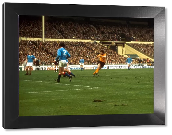 John Richards Scores Wolverhampton Wanderers Second Goal in the League Cup Final Against Manchester City