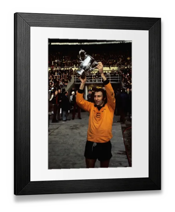 Framed Print : Victorious Mike Bailey Raises the League Cup: Wolverhampton Wanderers Celebrate Framed Print : Victorious Mike Bailey Raises the League Cup: Wolverhampton Wanderers Celebrate