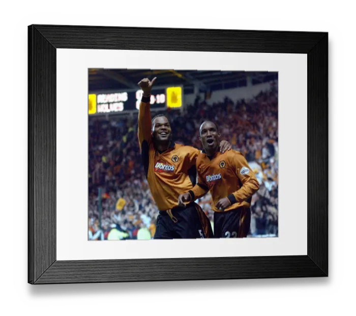 Framed Print : Play Off Semi Final 2nd leg, Wolves vs Reading, Lescott & Ince Framed Print : Play Off Semi Final 2nd leg, Wolves vs Reading, Lescott & Ince