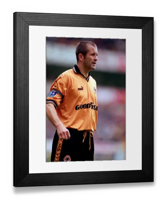 Framed Print : Steve Bull: Wolves Football Star Framed Print : Steve Bull: Wolves Football Star