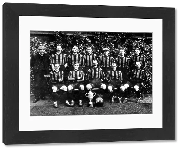 Wolves FA Cup Winning Team: Jackery Jones and His Teammates Celebrate Victory in Hall of Fame