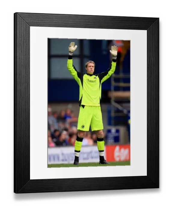 Framed Print : Wayne Hennessey, Ipswich Town vs Wolves, 23  /  8  /  08