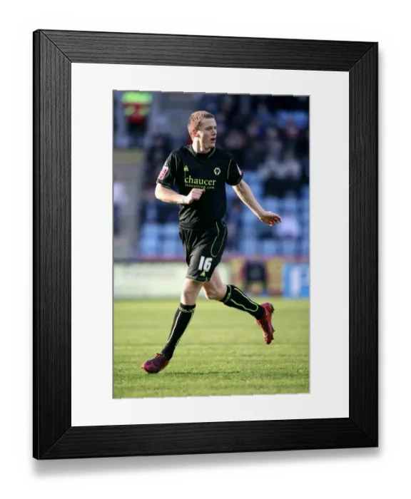 Framed Print : Christophe Berra in Action Against Wolves, Coventry City Championship Match, 2009 Framed Print : Christophe Berra in Action Against Wolves, Coventry City Championship Match, 2009