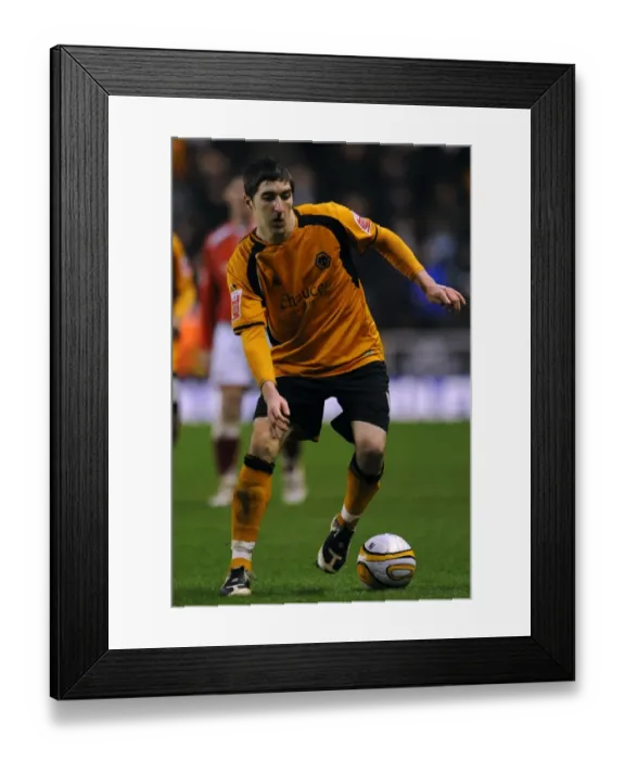 Framed Print : Stephen Ward, Wolves vs Barnsley, 13 / 12 / 08 Framed Print : Stephen Ward, Wolves vs Barnsley, 13 / 12 / 08