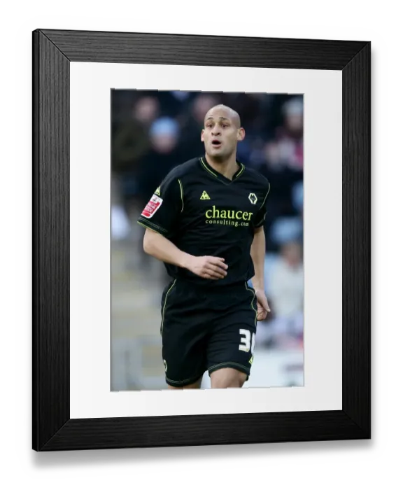 Framed Print : Nigel Quashie, Coventry City vs Wolves, 7  /  2  /  09