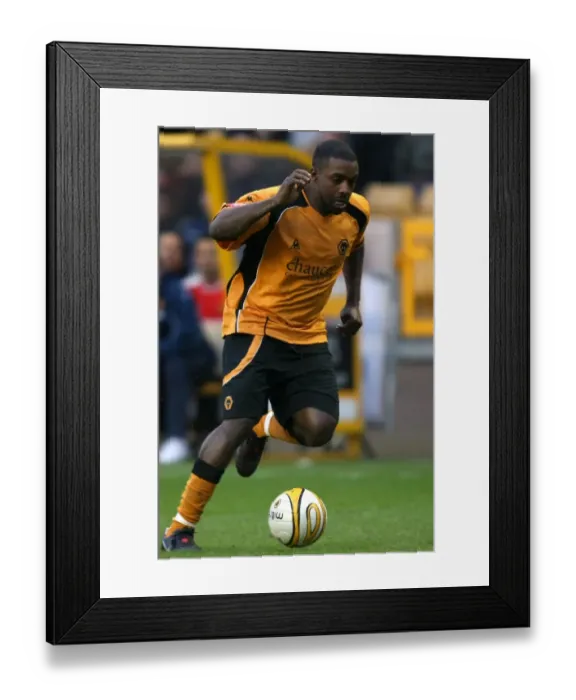 Framed Print : Sylvan Ebanks-Blake, Wolves vs Watford, 31 / 1 / 09 Framed Print : Sylvan Ebanks-Blake, Wolves vs Watford, 31 / 1 / 09
