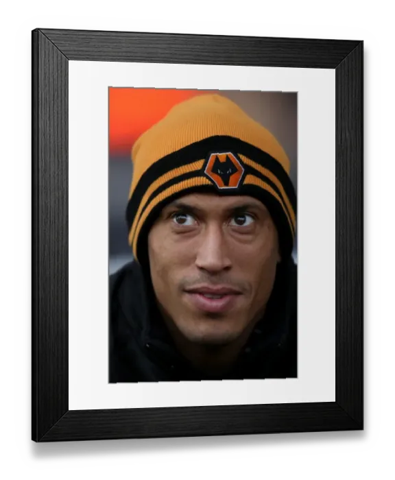 Framed Print : Chris Iwelumo, Wolves vs Watford, 31 / 1 / 09 Framed Print : Chris Iwelumo, Wolves vs Watford, 31 / 1 / 09