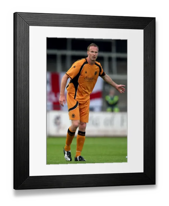 Framed Print : Jody Craddock, Hereford United vs Wolves, 16 / 7 / 08 Framed Print : Jody Craddock, Hereford United vs Wolves, 16 / 7 / 08