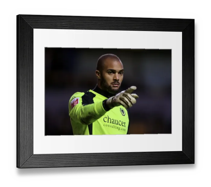 Framed Print : Carl Ikeme, Wolves vs Burnley, 8 / 11 / 08 Framed Print : Carl Ikeme, Wolves vs Burnley, 8 / 11 / 08
