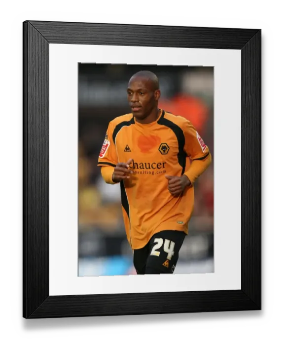 Framed Print : Kyle Reid, Wolves vs Watford, 31 / 1 / 09 Framed Print : Kyle Reid, Wolves vs Watford, 31 / 1 / 09