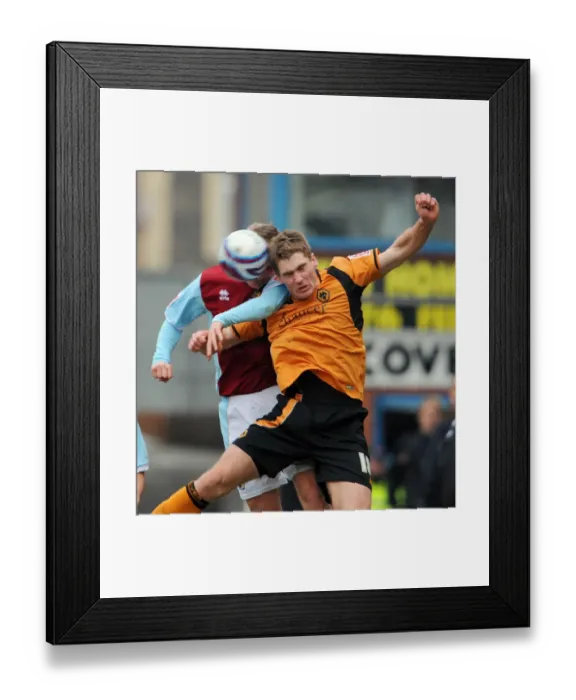 Framed Print : Battling for Supremacy: Vokes vs. Kalvenes in the CCC Clash at Turf Moor (2009) Framed Print : Battling for Supremacy: Vokes vs. Kalvenes in the CCC Clash at Turf Moor (2009)