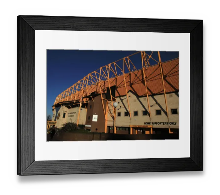 Framed Print : Molineux Stadium - Billy Wright Stand Exterior Framed Print : Molineux Stadium - Billy Wright Stand Exterior