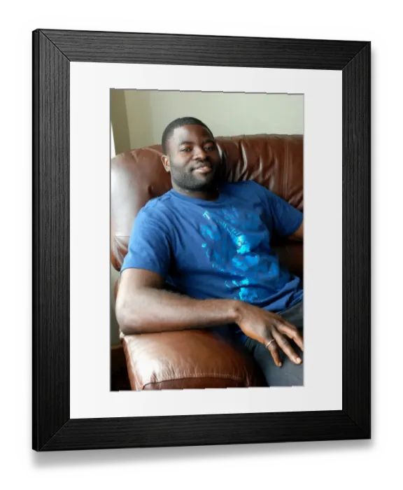Framed Print : George Elokobi Studio Shoot 08 / 09 Framed Print : George Elokobi Studio Shoot 08 / 09