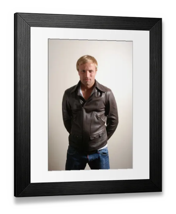 Framed Print : Michael Gray Studio Shot 0809