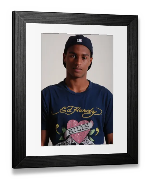 Framed Print : Mark Little Studio Shoot 2008  /  2009