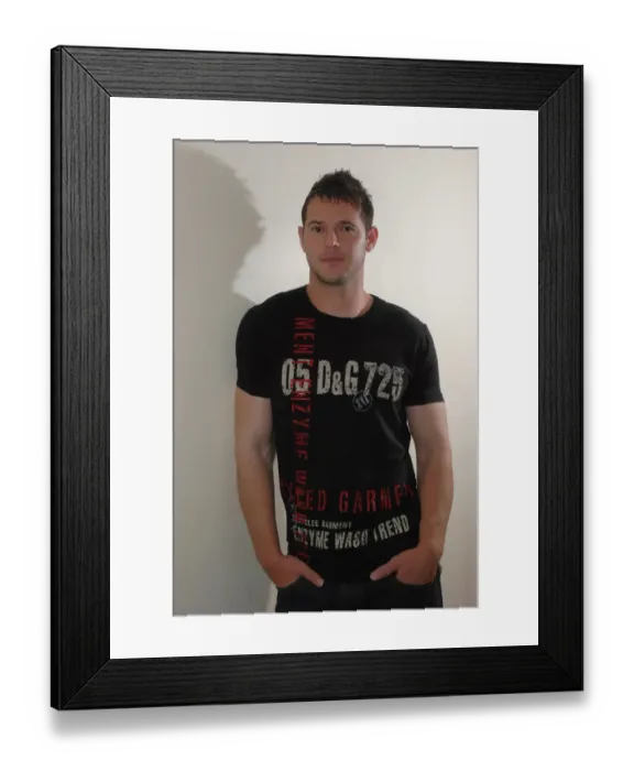 Framed Print : Matt Jarvis Studio Shoot 2008  /  2009