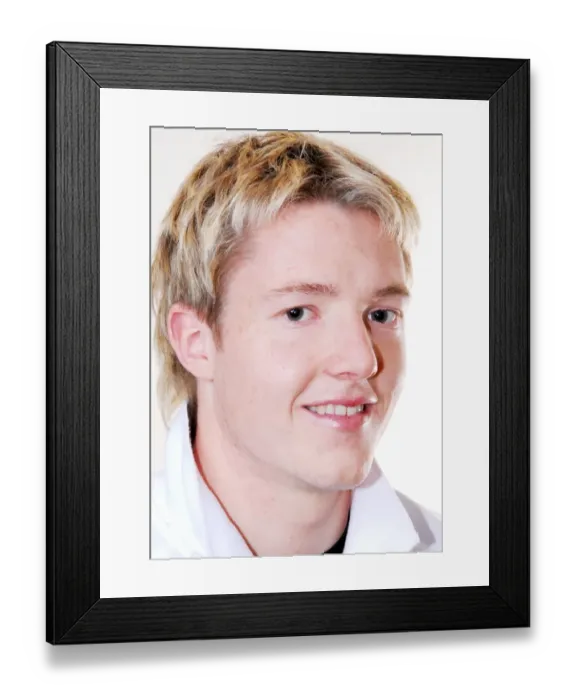 Framed Print : Wayne Hennessey Studio Shoot 2008 / 2009 Framed Print : Wayne Hennessey Studio Shoot 2008 / 2009