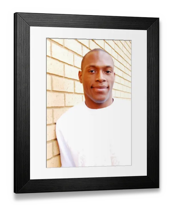 Framed Print : Kyel Reid Studio Shoot 2008  /  2009
