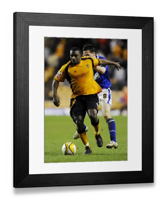 Framed Print : Clash at Molineux: Wolves vs Ipswich Town - 10 March 2009 Framed Print : Clash at Molineux: Wolves vs Ipswich Town - 10 March 2009