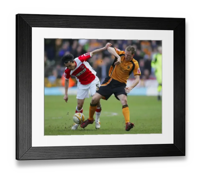 Framed Print : Craddock vs Zhi: Championship Battle at Molineux (March 14, 2009) - Wolverhampton Wanderers vs Charlton Athletic
