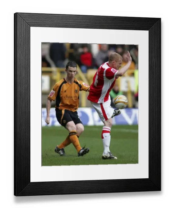 Framed Print : Championship Showdown: Foley vs Bailey - Wolverhampton Wanderers vs Charlton Athletic (March 14, 2009)