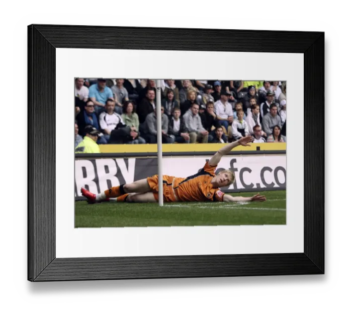 Framed Print : Wolverhampton Wanderers: Andrew Keogh's Historic First Goal Against Derby County in Championship (2009) Framed Print : Wolverhampton Wanderers: Andrew Keogh's Historic First Goal Against Derby County in Championship (2009)