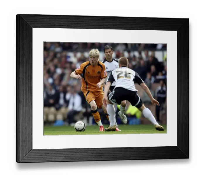 Framed Print : Keogh vs Todd: Championship Battle at Pride Park - Wolves vs Derby County (April 13, 2009) Framed Print : Keogh vs Todd: Championship Battle at Pride Park - Wolves vs Derby County (April 13, 2009)