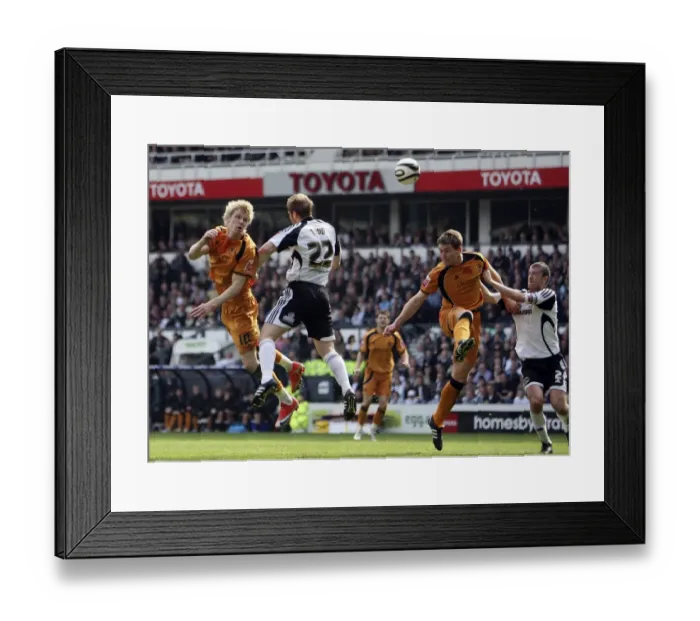 Framed Print : Keogh vs Todd: Intense Clash Between Wolves and Derby County in 2009 Championship Match Framed Print : Keogh vs Todd: Intense Clash Between Wolves and Derby County in 2009 Championship Match