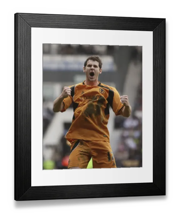 Framed Print : Matthew Jarvis's Brace: Wolves Championship Victory over Derby County (2009) Framed Print : Matthew Jarvis's Brace: Wolves Championship Victory over Derby County (2009)