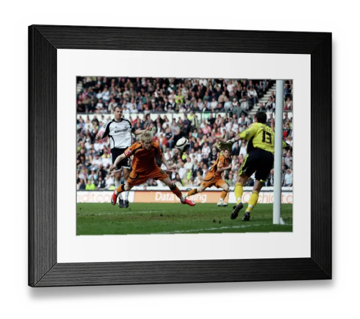 Framed Print : Wolverhampton Wanderers Andrew Keogh Scores Hat-trick Against Derby County in Championship Match, April 13, 2009 Framed Print : Wolverhampton Wanderers Andrew Keogh Scores Hat-trick Against Derby County in Championship Match, April 13, 2009