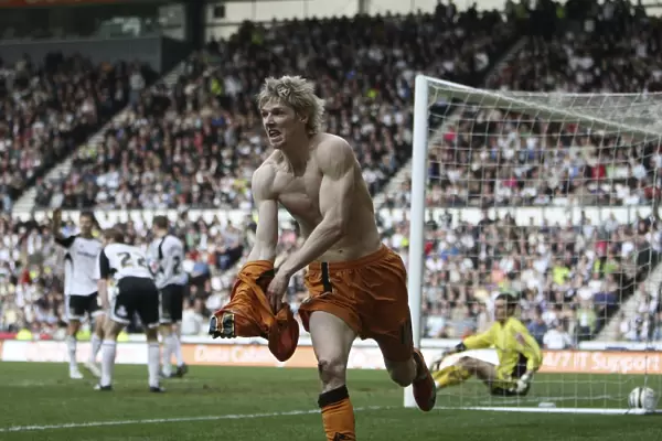 Wolverhampton Wanderers Andrew Keogh's Thrilling Hat-Trick vs. Derby County in Championship Match (April 13, 2009)