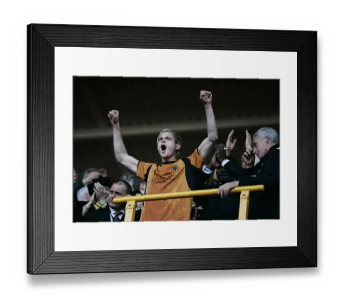 Framed Print : Wolves Secure Promotion: Dramatic Moment vs. QPR (April 18, 2009) Framed Print : Wolves Secure Promotion: Dramatic Moment vs. QPR (April 18, 2009)
