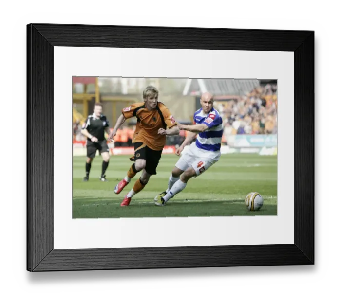 Framed Print : Wolves vs QPR: Clash at Molineux, April 18, 2009 Framed Print : Wolves vs QPR: Clash at Molineux, April 18, 2009
