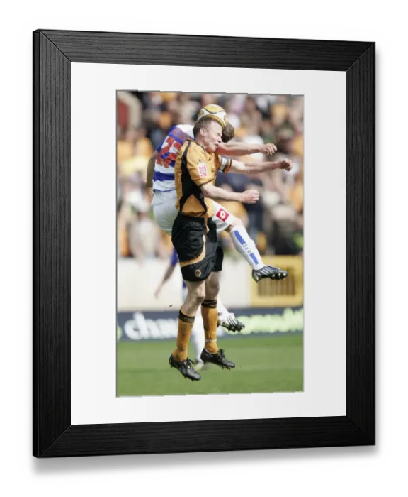 Framed Print : Craddock vs. Helguson: Championship Battle at Molineux (April 18, 2009) - Wolverhampton Wanderers vs. Queens Park Rangers Framed Print : Craddock vs. Helguson: Championship Battle at Molineux (April 18, 2009) - Wolverhampton Wanderers vs. Queens Park Rangers