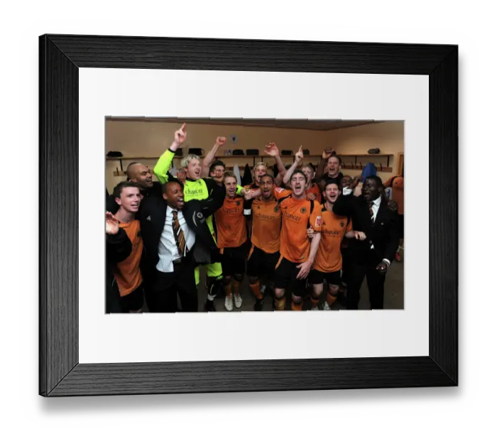 Framed Print : Wolverhampton Wanderers: United in Triumph - Promotion to the Premier League Framed Print : Wolverhampton Wanderers: United in Triumph - Promotion to the Premier League