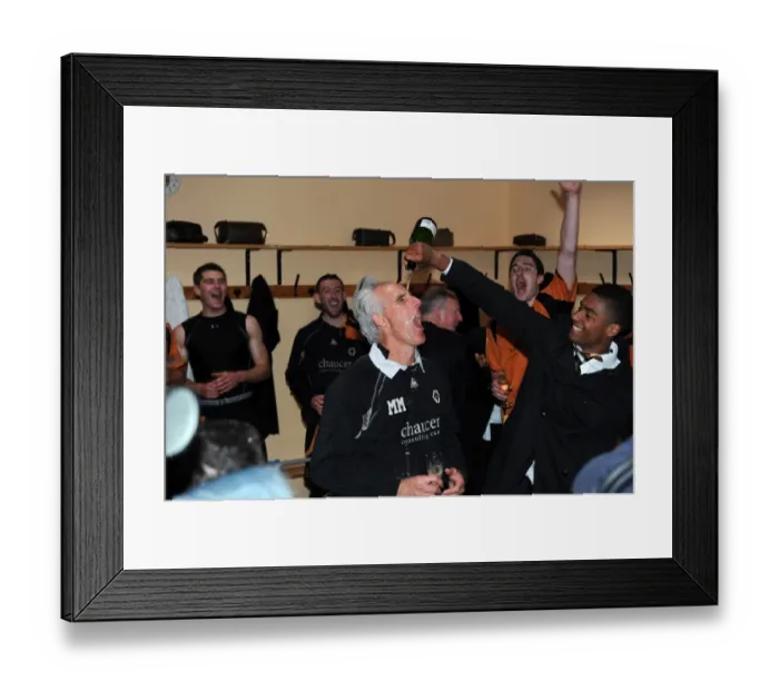 Framed Print : Mick McCarthy's Premier League Promotion Celebration: Wolverhampton Wanderers Framed Print : Mick McCarthy's Premier League Promotion Celebration: Wolverhampton Wanderers