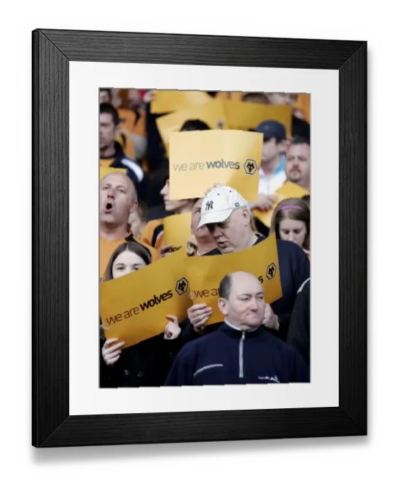 Framed Print : Wolverhampton Wanderers Thrilling Promotion to Championship: Unforgettable Moment vs. QPR (08 / 09)