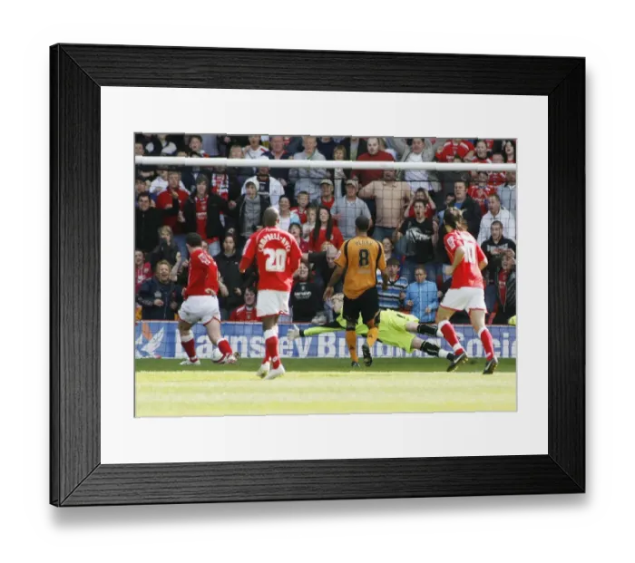 Framed Print : Macken Scores First: Barnsley vs. Wolverhampton Wanderers in Championship Battle at Oakwell (April 25, 2009) Framed Print : Macken Scores First: Barnsley vs. Wolverhampton Wanderers in Championship Battle at Oakwell (April 25, 2009)