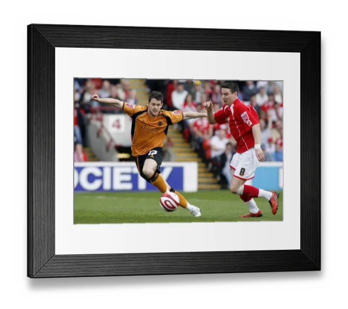 Framed Print : Matt Jarvis vs Adam Hammill: Championship Battle at Oakwell (April 25, 2009) - Wolves vs Barnsley Football Rivalry Framed Print : Matt Jarvis vs Adam Hammill: Championship Battle at Oakwell (April 25, 2009) - Wolves vs Barnsley Football Rivalry