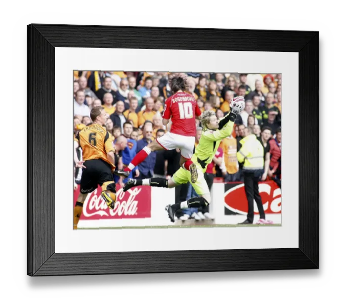 Framed Print : Bogdanovic vs. Hennessey: A Championship Showdown - Barnsley vs. Wolverhampton Wanderers (April 25, 2009) Framed Print : Bogdanovic vs. Hennessey: A Championship Showdown - Barnsley vs. Wolverhampton Wanderers (April 25, 2009)