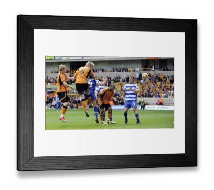 Framed Print : Wolverhampton Wanderers: Richard Stearman's Championship Opener Against Doncaster Rovers at Molineux (May 3, 2009)